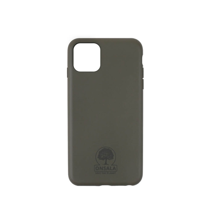 ONSALA ECO Mobile Cover green iPhone 12 Mini in the group SMARTPHONE & TABLETS / Phone cases / Apple / iPhone 12 Mini / Cases at TP E-commerce Nordic AB (38-92253)