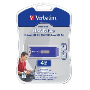 Verbatim USB Minne \'N\'Go 4GB Hi-Speed Store in the group HOME ELECTRONICS / Storage media / USB memory / USB 2.0 at TP E-commerce Nordic AB (38-92296)