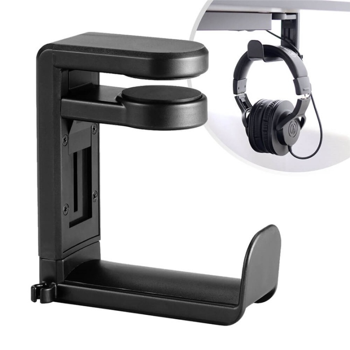 DESIRE2 Holder for Headphone/Headset Black Mount of your Desk in the group HOME, HOUSEHOLD & GARDEN / Office material / Other at TP E-commerce Nordic AB (38-92368)