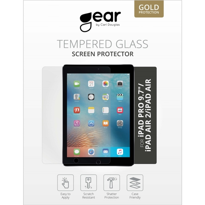 GEAR Glass Prot. 2.5D Transparent iPad 10.2