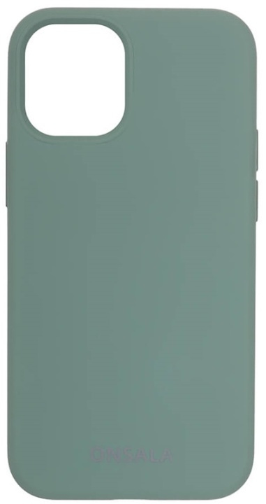 Onsala Phone Case Silicone Pine Green - iPhone 12 Mini in the group SMARTPHONE & TABLETS / Phone cases / Apple / iPhone 12 Mini / Cases at TP E-commerce Nordic AB (38-92445)