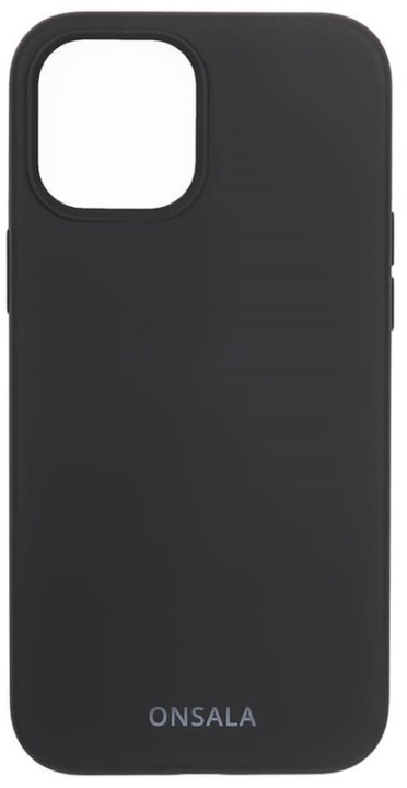Onsala Phone Case Silicone Black - iPhone 12 Pro Max in the group SMARTPHONE & TABLETS / Phone cases / Apple / iPhone 12 Pro / Cases at TP E-commerce Nordic AB (38-92450)