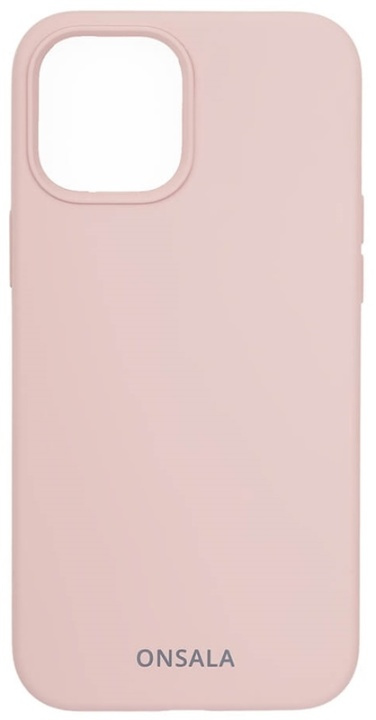 Onsala Mobilskal Silikon Sand Pink iPhone 12 Pro Max in the group SMARTPHONE & TABLETS / Phone cases / Apple / iPhone 12 Pro / Cases at TP E-commerce Nordic AB (38-92452)