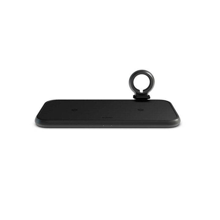 Zens 4in1 Dual Alu. Charger QI 220V-Sladd 2x10W + 45W PD + Room for Apple Watch Puck in the group SMARTPHONE & TABLETS / Chargers & Cables / Wireless Qi chargers at TP E-commerce Nordic AB (38-92460)