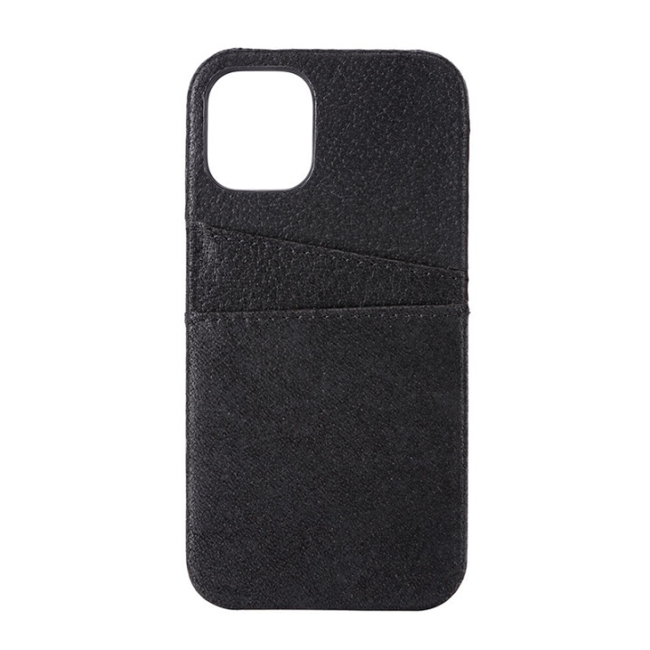 Onsala Cover Leather Black iPhone 12 5,4