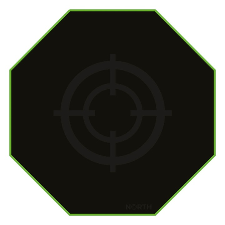 North Floor Pad Pro Gaming 100x100 Green/Black in the group COMPUTERS & PERIPHERALS / GAMING / Gaming chairs at TP E-commerce Nordic AB (38-92535)