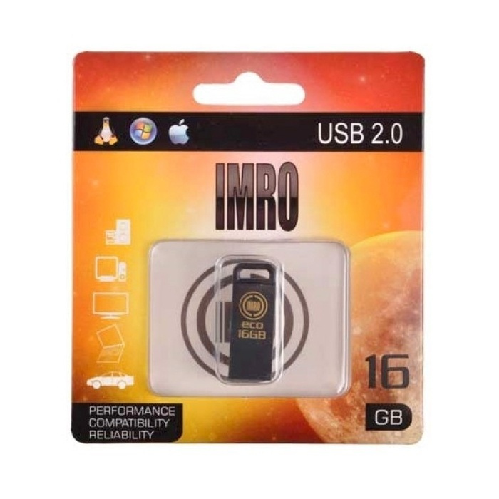 IMRO Pendrive BLACK 16GB in the group HOME ELECTRONICS / Storage media / USB memory / USB 2.0 at TP E-commerce Nordic AB (38-92599)