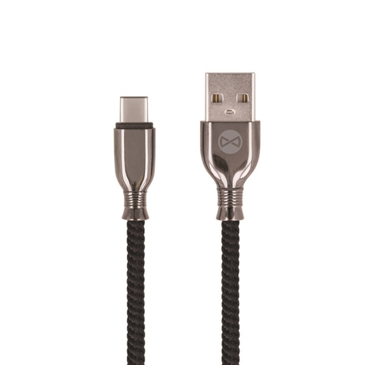 Forever Tornado - USB-C kabel för Snabbladdning (3A), 1m, Svart in the group SMARTPHONE & TABLETS / Chargers & Cables / Cables / Cables Type C at TP E-commerce Nordic AB (38-92678)