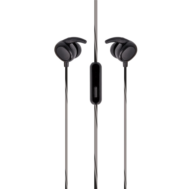 Setty Sporthörlurar med säker passform, Svart in the group HOME ELECTRONICS / Audio & Picture / Headphones & Accessories / Headphones at TP E-commerce Nordic AB (38-92734)