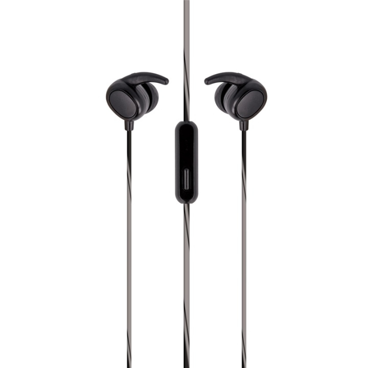 Setty Sports headphones with secure fit, Black in the group HOME ELECTRONICS / Audio & Picture / Headphones & Accessories / Headphones at TP E-commerce Nordic AB (38-92734)