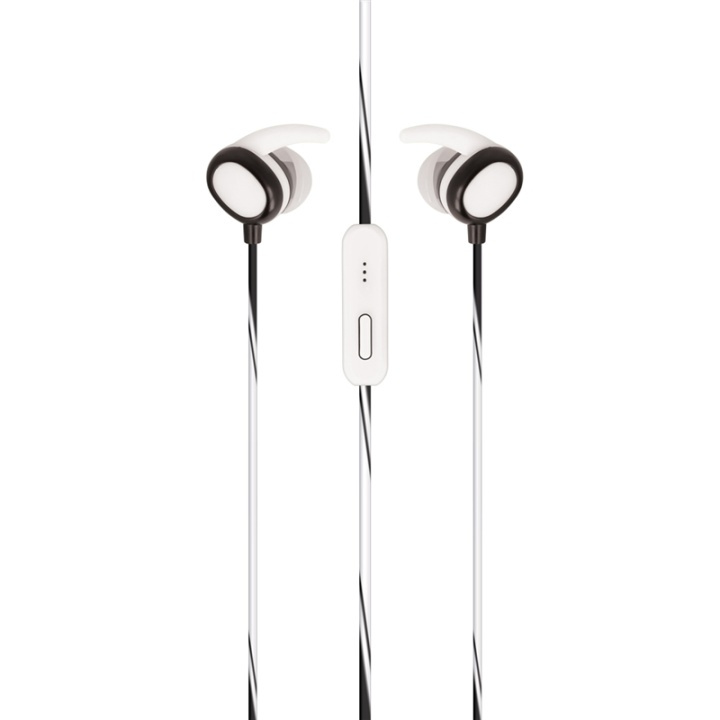 Setty Sporthörlurar med säker passform, Vit in the group HOME ELECTRONICS / Audio & Picture / Headphones & Accessories / Headphones at TP E-commerce Nordic AB (38-92737)