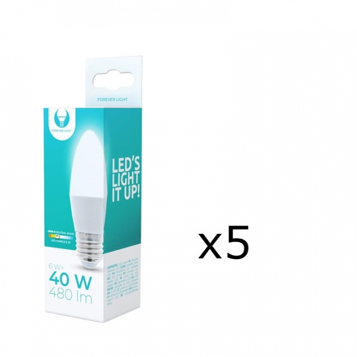 LED Lamp E27, A65, 18W, 230V, 3000K 5-pack, Warm white in the group HOME ELECTRONICS / Lighting / LED lamps at TP E-commerce Nordic AB (38-92751-PKT05)
