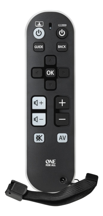 One For All URC 6810 Universal Remote Control Zapper, TV in the group HOME ELECTRONICS / Audio & Picture / TV & Accessories / Remote controls at TP E-commerce Nordic AB (38-92826)