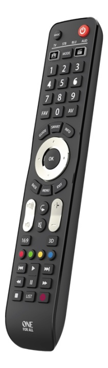 One For All URC 7145 Universal Remote Control - Evolve 4 in the group HOME ELECTRONICS / Audio & Picture / TV & Accessories / Remote controls at TP E-commerce Nordic AB (38-92830)