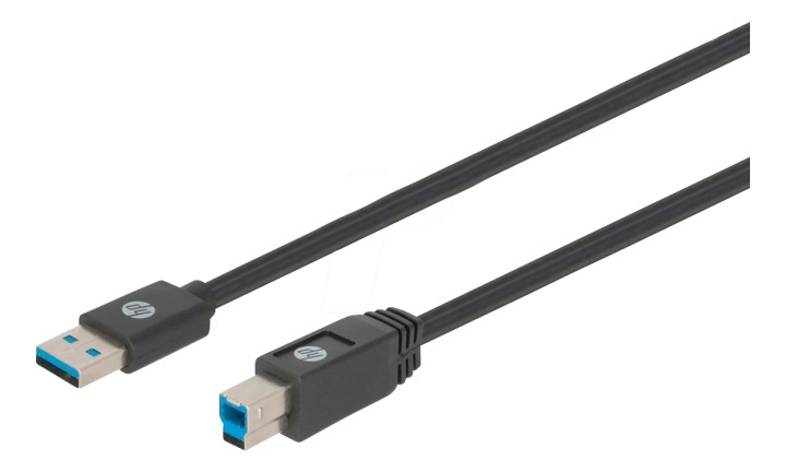 HP USB A to USB B Cable - 1.0m in the group COMPUTERS & PERIPHERALS / Computer cables / USB / Mini-USB / Cabels at TP E-commerce Nordic AB (38-92866)