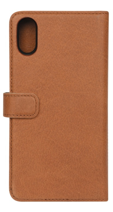 Essentials iPhone X/XS, Läder wallet avtagbar, ljus brun in the group SMARTPHONE & TABLETS / Phone cases / Apple / iPhone X/XS / Wallet Case at TP E-commerce Nordic AB (38-92876)