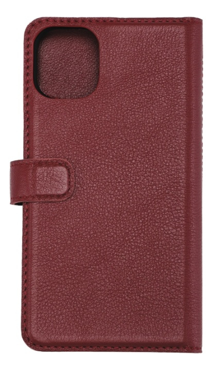 Essentials iPhone 11, Läder wallet avtagbar, röd in the group SMARTPHONE & TABLETS / Phone cases / Apple / iPhone 11 / Wallet Case at TP E-commerce Nordic AB (38-92917)