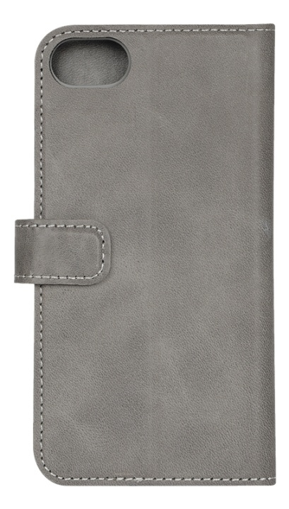 Essentials iPhone 6/7/8/SE (2020), Läder wallet 3 kort, grå in the group SMARTPHONE & TABLETS / Phone cases / Apple / iPhone SE (2nd gen & 3rd gen) / Wallet Case at TP E-commerce Nordic AB (38-92943)