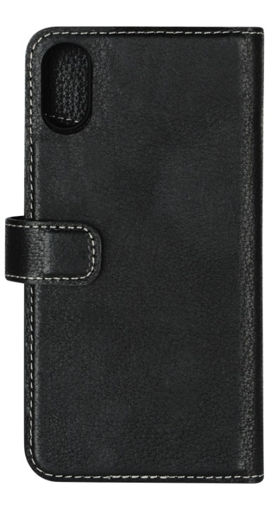 Essentials iPhone X/Xs, Läder wallet avtagbar, svart in the group SMARTPHONE & TABLETS / Phone cases / Apple / iPhone X/XS / Wallet Case at TP E-commerce Nordic AB (38-92951)