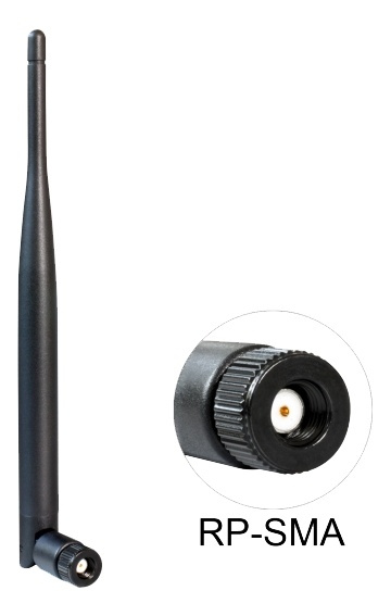 Delock WLAN 802.11 ac/a/b/g/n Antenna RP-SMA plug 4 - 5 dBi omnidirect in the group COMPUTERS & PERIPHERALS / Network / Routrar at TP E-commerce Nordic AB (38-92994)