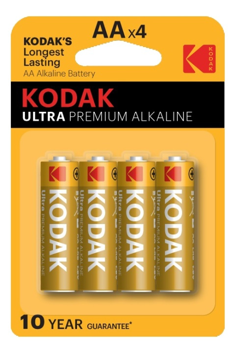 Kodak ULTRA premium alkaline AA battery (4 pack) in the group HOME ELECTRONICS / Batteries & Chargers / Batteries / AA at TP E-commerce Nordic AB (38-93093)