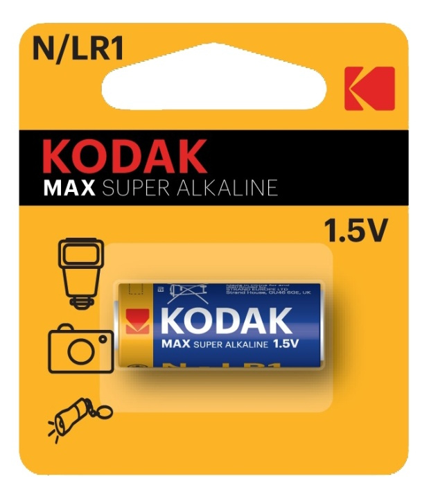 Kodak ULTRA alkaline N battery (1 pack) in the group HOME ELECTRONICS / Photo & Video / Camera batteries at TP E-commerce Nordic AB (38-93095)