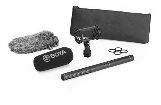 BOYA Mikrofon Shotgun Short BY-PVM3000S Kondensator XLR in the group HOME ELECTRONICS / Audio & Picture / Handheld Microphones at TP E-commerce Nordic AB (38-93101)