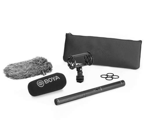 BOYA Professional Shotgun Microphone (Medium) in the group HOME ELECTRONICS / Audio & Picture / Handheld Microphones at TP E-commerce Nordic AB (38-93102)