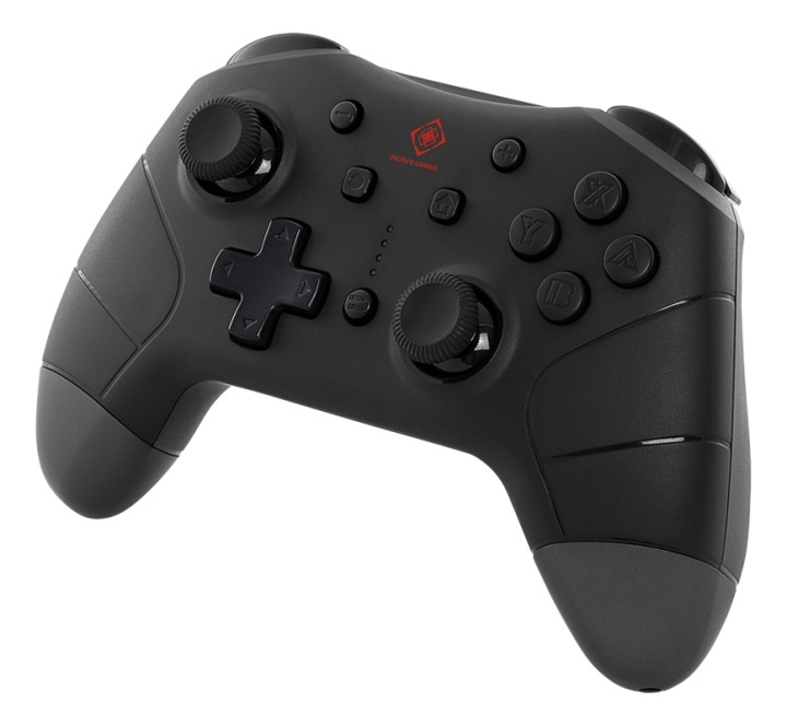 DELTACO GAMING Nintendo switch bluetooth controller, black in the group HOME ELECTRONICS / Game consoles & Accessories / Nintendo Switch / Accessories at TP E-commerce Nordic AB (38-93313)
