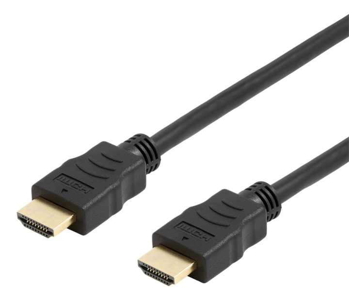 DELTACO Office HIGH-SPEED HDMI cable, 1M, 4K UHD, black in the group HOME ELECTRONICS / Cables & Adapters / HDMI / Cables at TP E-commerce Nordic AB (38-93319)