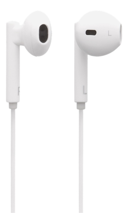 STREETZ in-ear Lightning headset, MFi, volume control, remote, white in the group HOME ELECTRONICS / Audio & Picture / Headphones & Accessories / Headphones at TP E-commerce Nordic AB (38-93333)