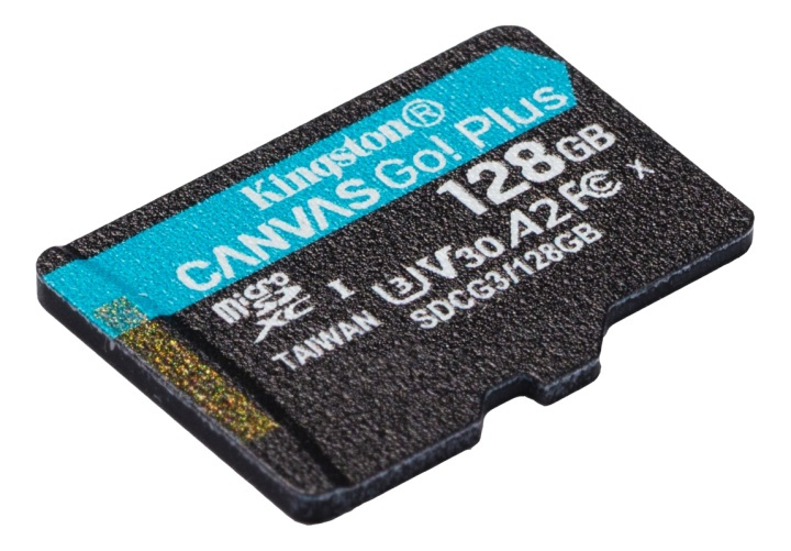 Kingston 128GB microSDXC Canvas Go Plus 170R A2 U3 V30 no Adapter in the group HOME ELECTRONICS / Storage media / Memory cards / MicroSD/HC/XC at TP E-commerce Nordic AB (38-93404)