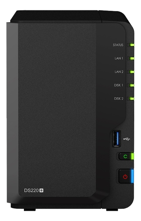 Synology DiskStation DS220+ in the group COMPUTERS & PERIPHERALS / Computer accessories / Hard drives cabinets / 3,5 at TP E-commerce Nordic AB (38-93588)