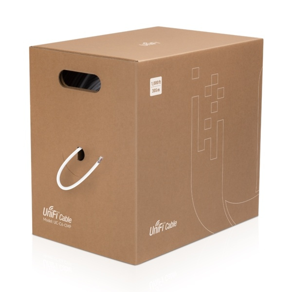 Ubiquiti UniFi Cable Cat6 CMP, 305m, U/UTP, white in the group COMPUTERS & PERIPHERALS / Computer cables / Network cables / Cat6 at TP E-commerce Nordic AB (38-93631)