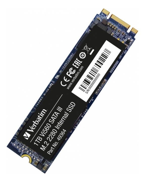 Verbatim Vi560 S3 M.2 SSD 1TB in the group COMPUTERS & PERIPHERALS / Computer components / Harddrives / SSD at TP E-commerce Nordic AB (38-93670)