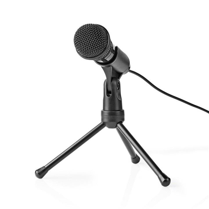 Nedis Microphone | Used for: Desktop / Notebook / Smartphone / Tablet | Wired | 1x 3.5 mm in the group COMPUTERS & PERIPHERALS / Computer accessories / Microphones at TP E-commerce Nordic AB (38-93746)