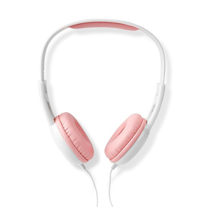 Nedis On-Ear Wired Headphones | 3.5 mm | Cable length: 1.20 m | 82 dB | Pink in the group HOME ELECTRONICS / Audio & Picture / Headphones & Accessories / Headphones at TP E-commerce Nordic AB (38-93771)