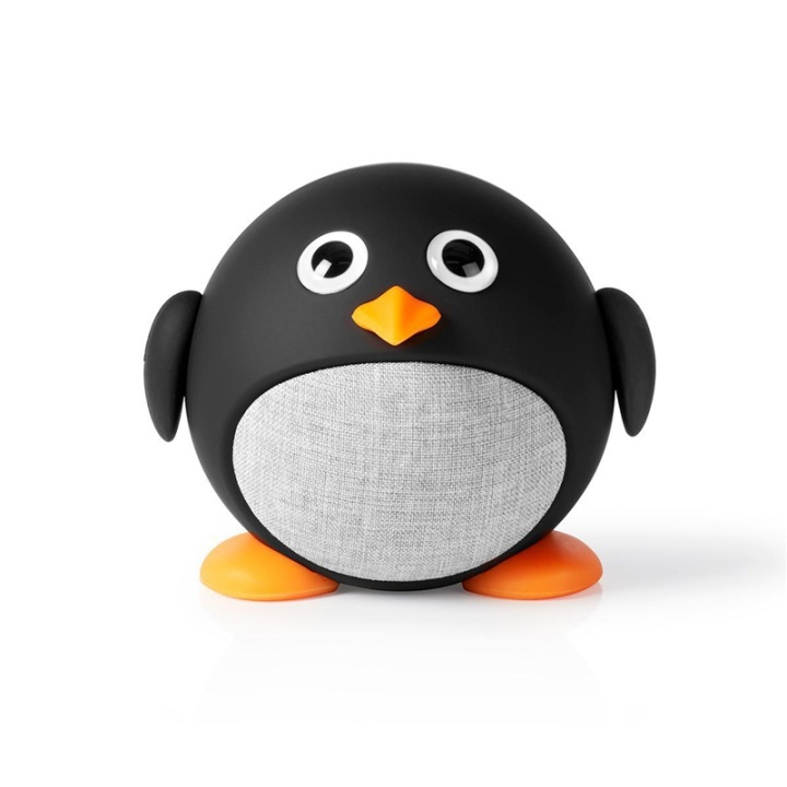 Bluetooth® Speaker | Battery play time: 3 hrs | Handheld Design | 9 W | Mono | Built-in microphone | Linkable | Animaticks Pippy Pinguin | Black in the group HOME ELECTRONICS / Audio & Picture / Speakers & accessories / Bluetooth Speakers / Portable speakers at TP E-commerce Nordic AB (38-93774)