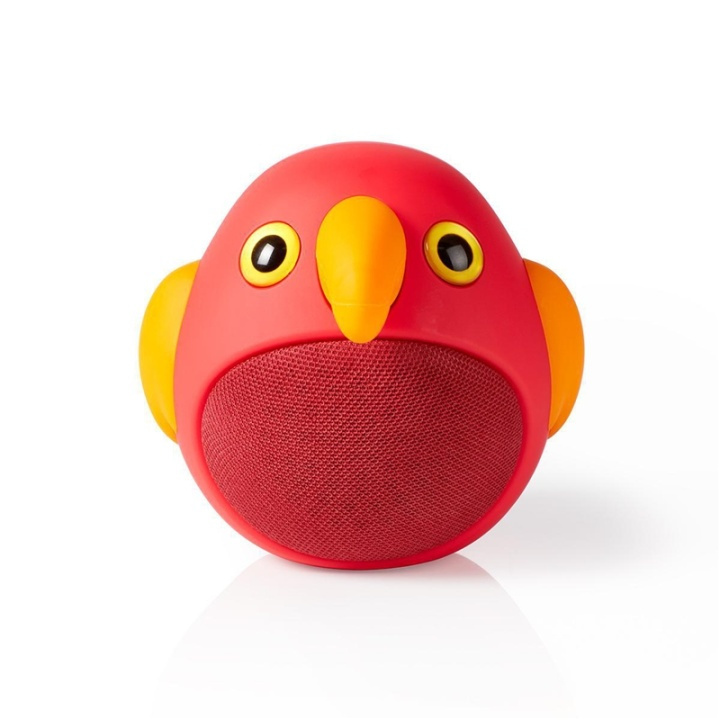 Bluetooth® Speaker | Battery play time: 3 hrs | Handheld Design | 9 W | Mono | Built-in microphone | Linkable | Animaticks Perry Parrot | Red in the group HOME ELECTRONICS / Audio & Picture / Speakers & accessories / Bluetooth Speakers / Portable speakers at TP E-commerce Nordic AB (38-93776)