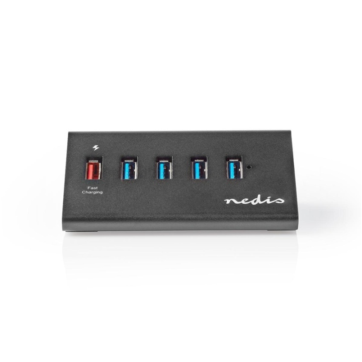 Nedis USB Hub | USB Micro-B Female | USB-A Female | 5 port(s) | QC3.0 / USB 3.2 Gen 1 | Mains Powered / USB Powered | 5 Gbps | 5x USB in the group COMPUTERS & PERIPHERALS / Computer accessories / USB-Hubs at TP E-commerce Nordic AB (38-93812)
