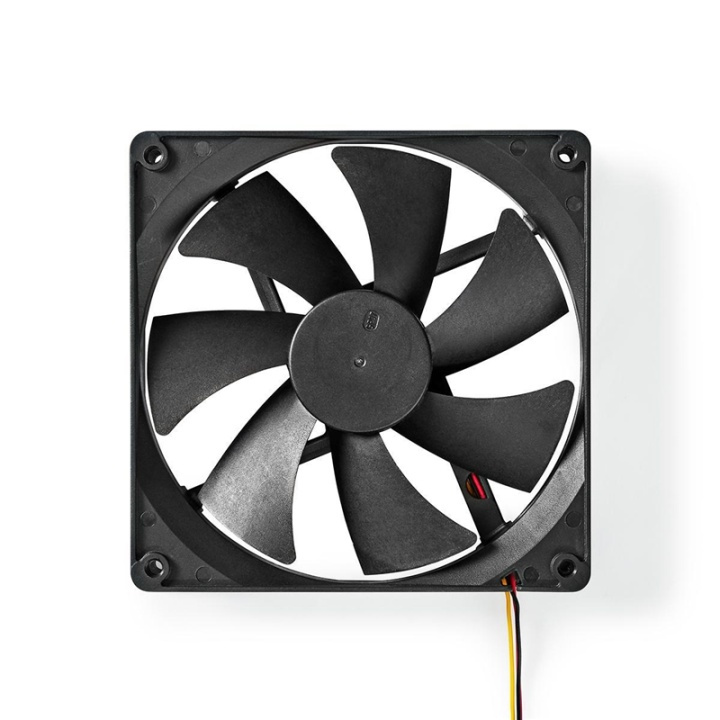 Nedis DC Fan | DC | Fan size: 140 mm | 3-Pin | 24.9 dBA | Black in the group COMPUTERS & PERIPHERALS / Computer components / Cooling / Chassis fans at TP E-commerce Nordic AB (38-93827)