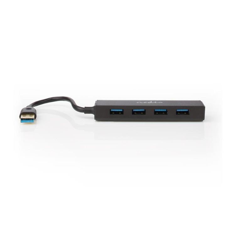 Nedis USB Hub | USB-A Male | USB-A Female | 4 port(s) | USB 3.2 Gen 1 | USB Powered | 4x USB in the group COMPUTERS & PERIPHERALS / Computer accessories / USB-Hubs at TP E-commerce Nordic AB (38-93845)