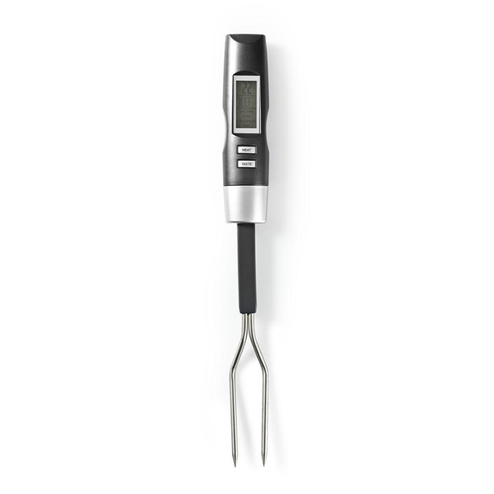 Nedis Meat Thermometer | Temperature settings | LCD Display | 0 - 110 °C | Black / Silver in the group HOME, HOUSEHOLD & GARDEN / Kitchen utensils / Frying Thermometers at TP E-commerce Nordic AB (38-93868)