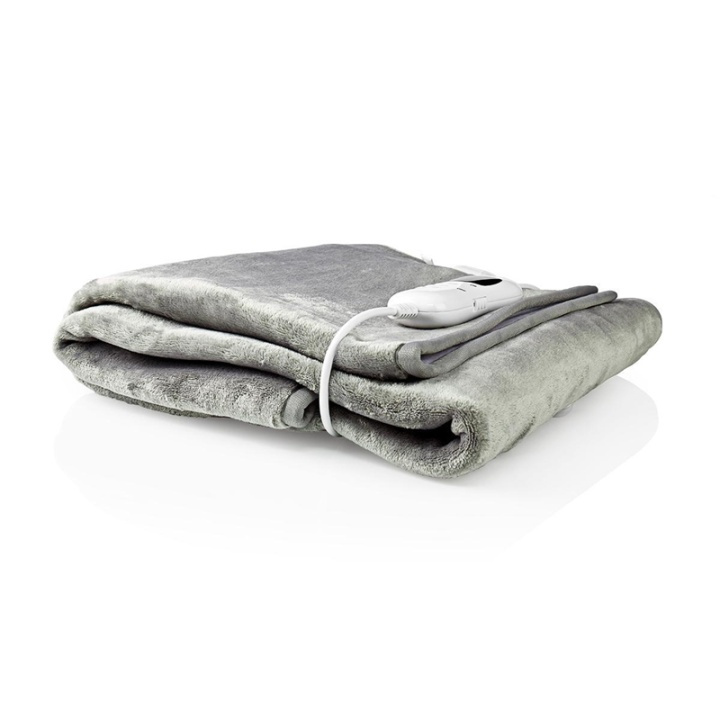 Nedis Electric Blanket | Underblanket | 1 Person | 150 x 80 cm | 9 Heat Settings | Washable | Overheating protection | Digital control | Fleece / Polyester in the group BEAUTY & HEALTH / Massage & Wellness / Electric blankets at TP E-commerce Nordic AB (38-93884)