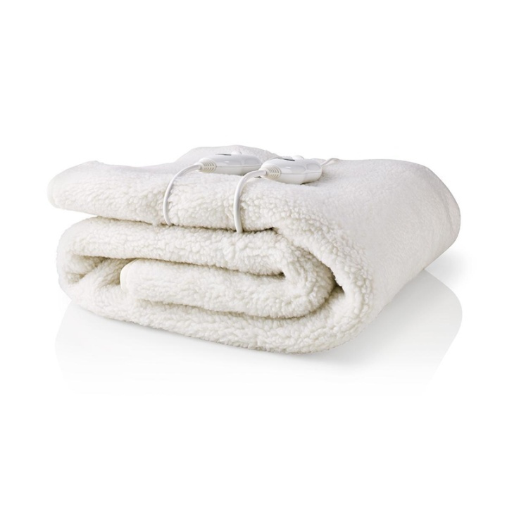 Electric Blanket | Underblanket | 2 Persons | 160 x 140 cm | 3 Heat Settings | Washable | Overheating protection | Polyester / Synthetic Wool in the group BEAUTY & HEALTH / Massage & Wellness / Electric blankets at TP E-commerce Nordic AB (38-93887)