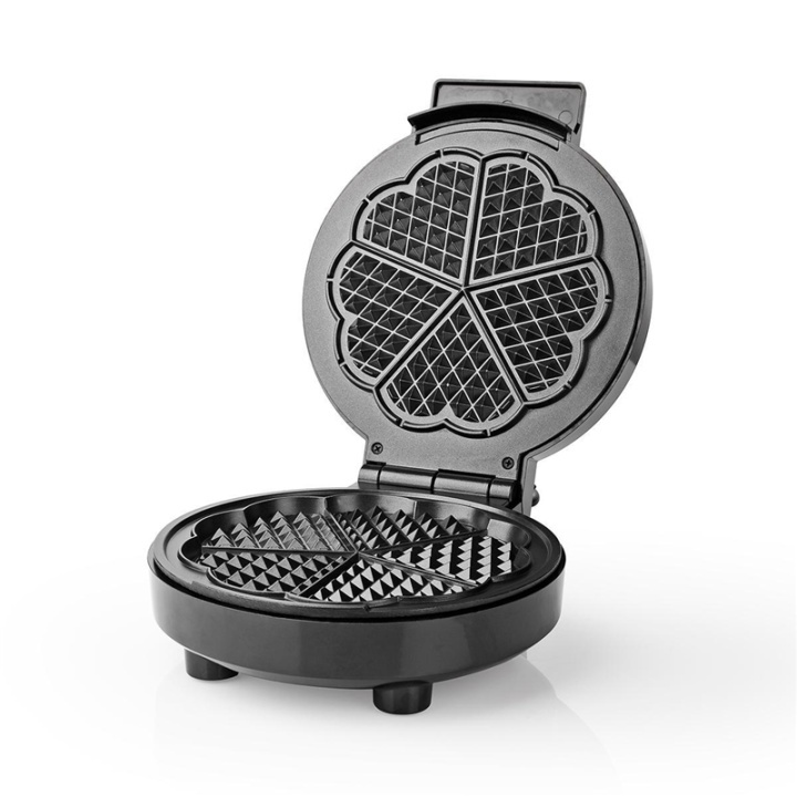 Nedis Waffle Plate | 19 cm | 1000 W | Black in the group HOME, HOUSEHOLD & GARDEN / Household appliances / Waffle irons at TP E-commerce Nordic AB (38-93911)