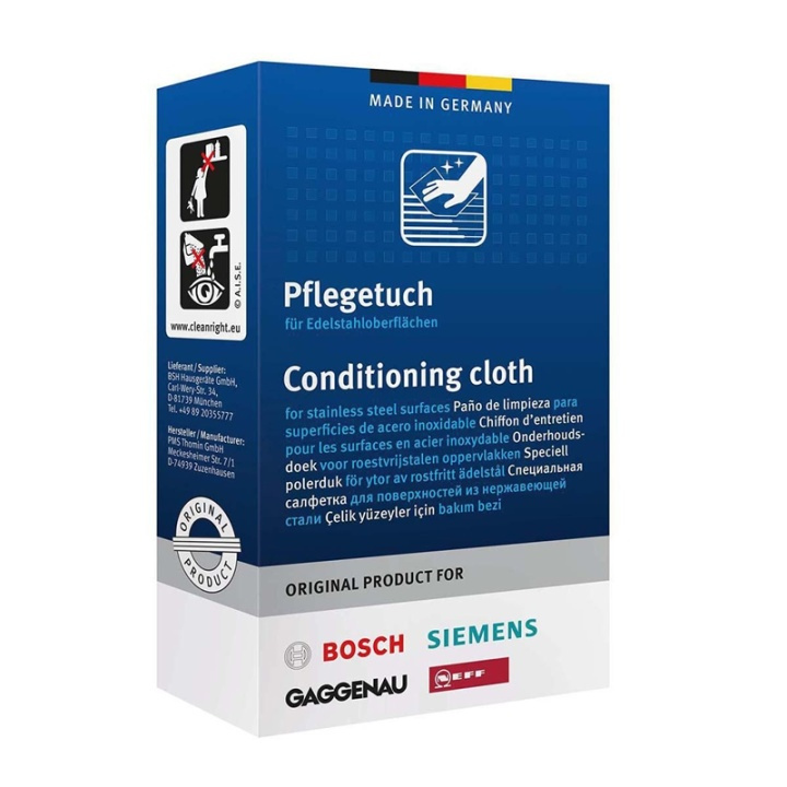 Bosch | Conditioning Clothing | Stainless Steel | 5 pcs in the group HOME, HOUSEHOLD & GARDEN / Cleaning products / Other cleaning accessories at TP E-commerce Nordic AB (38-93917)