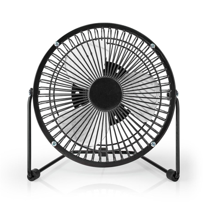Nedis Table Fan | USB Powered | Diameter: 150 mm | 3 W | 1-Speed | Black in the group HOME, HOUSEHOLD & GARDEN / Fans & Climate products / Handheld fans & Mini fans at TP E-commerce Nordic AB (38-93933)