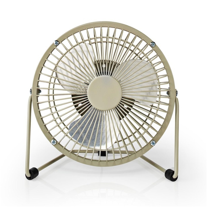 Table Fan | USB Powered | Diameter: 150 mm | 3 W | 1-Speed | Grey in the group HOME, HOUSEHOLD & GARDEN / Fans & Climate products / Handheld fans & Mini fans at TP E-commerce Nordic AB (38-93938)