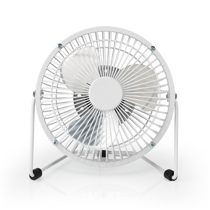 Table Fan | USB Powered | Diameter: 150 mm | 3 W | 1-Speed | White in the group HOME, HOUSEHOLD & GARDEN / Fans & Climate products / Handheld fans & Mini fans at TP E-commerce Nordic AB (38-93943)